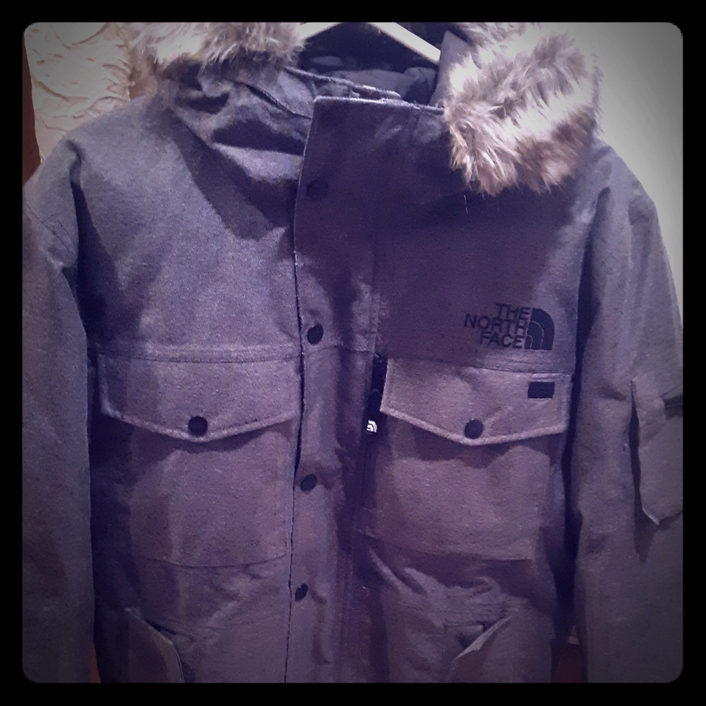 Mens North Face winter parka